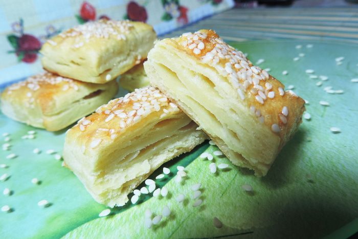 Слоеное картофельное печенье