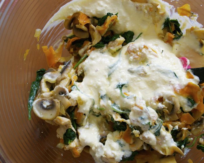 Лазанья по-флорентийски