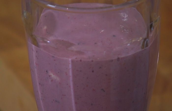 Ягодный милк-шейк