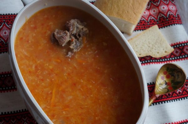 Капустник (украинский деревенский борщ)