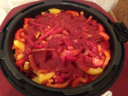 Нежное мясо с овощами