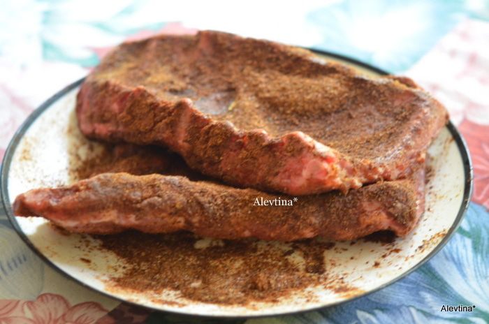 Свиные ребрышки со специями