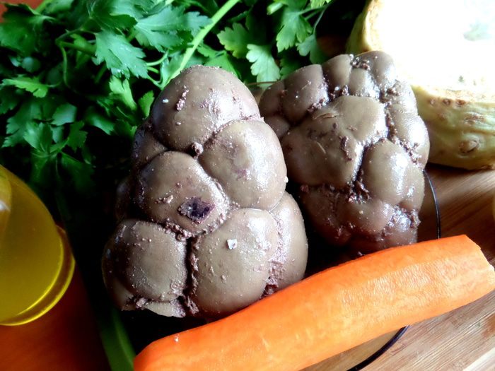 Почки с гречкой