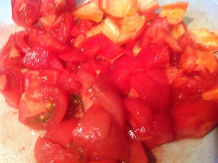 Стейк с гарниром рататуй