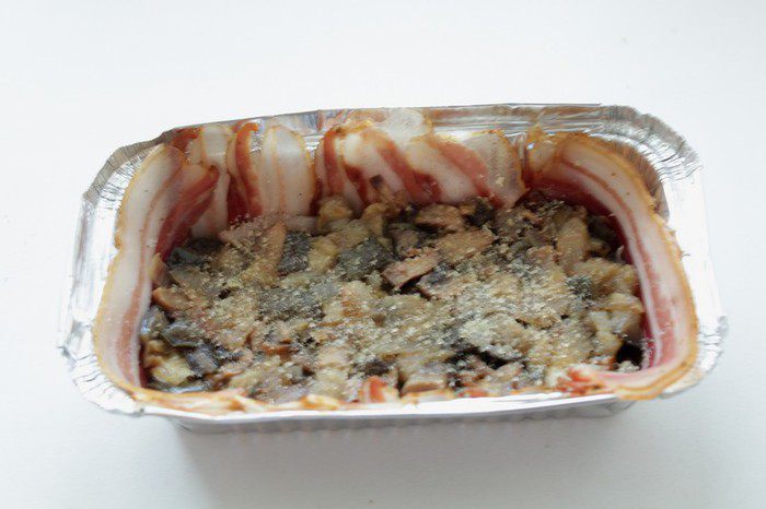 Террин с баклажанами и шампиньонами