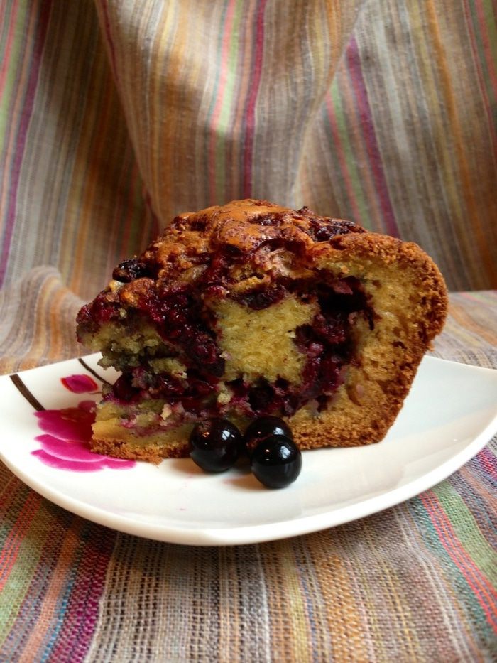 Ягодный пирог на сметане