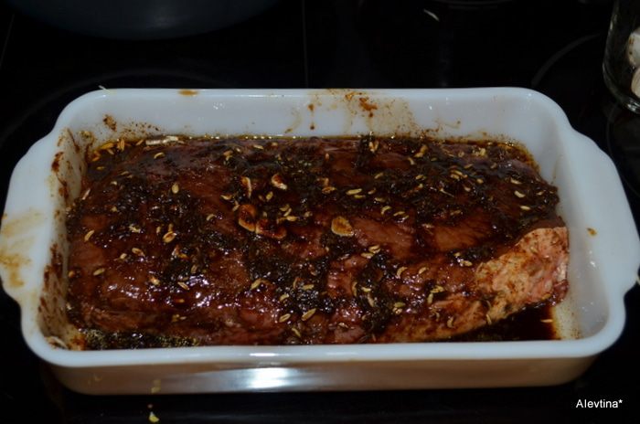 Говядина маринованная