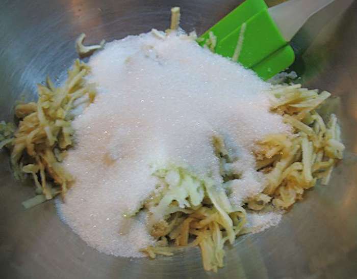 Яблочное-кокосовое печенье