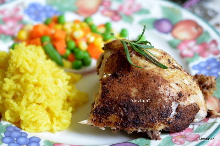 Курица со специями 