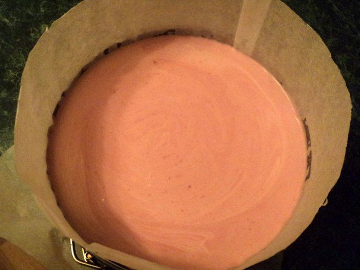 Торт-суфле с малиной