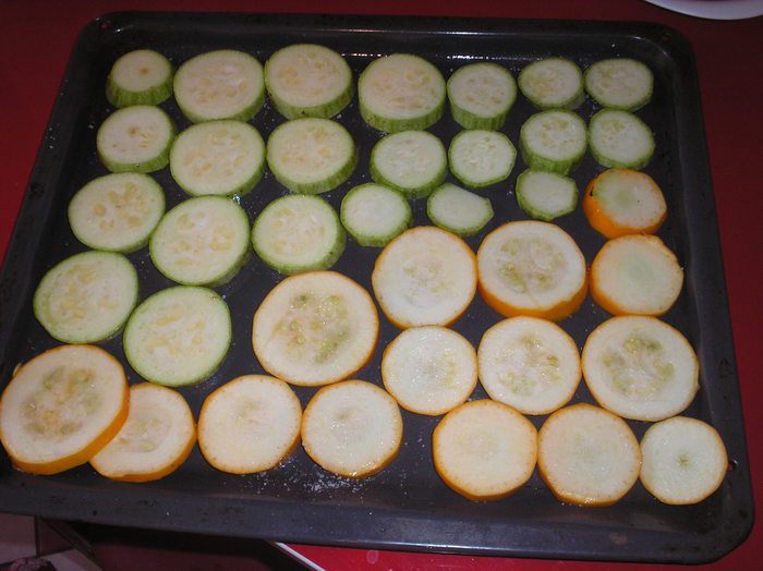 Цукини и баклажаны в медово-бальзамичном маринаде