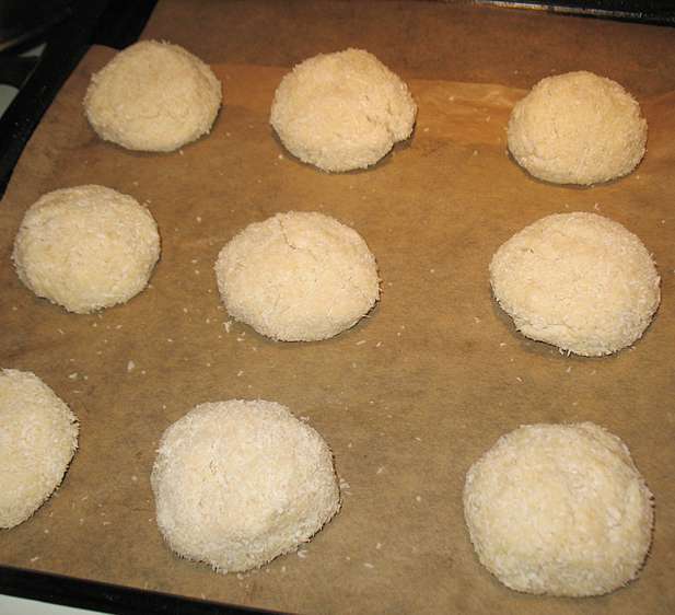 Яблочное-кокосовое печенье