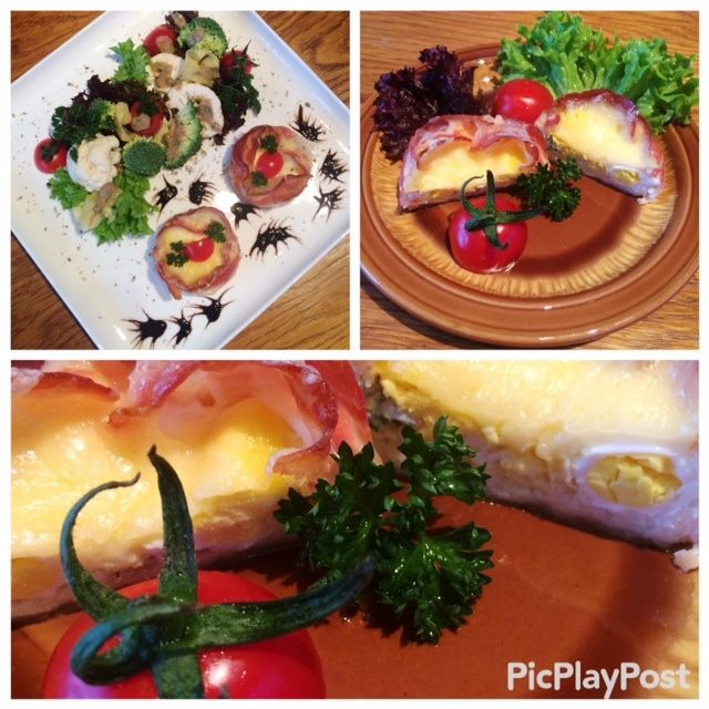 Перепелиные яйца в панчетте