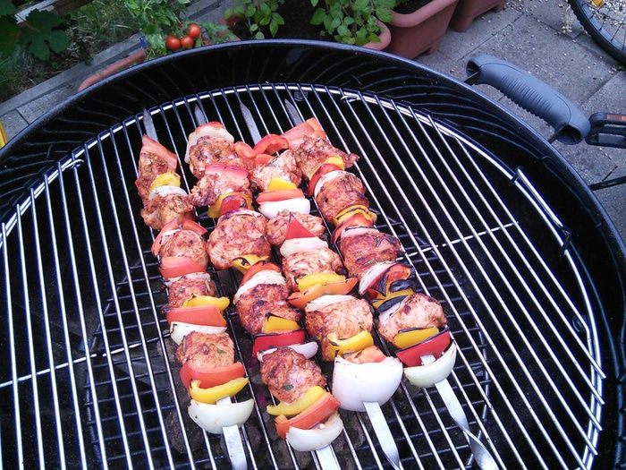 Шашлычок из индюшки с розмарином