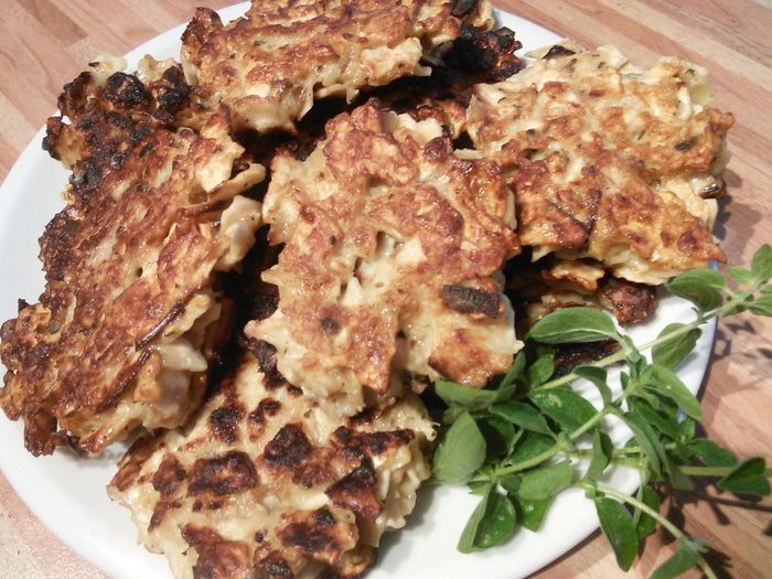 Оладушки из мацы 