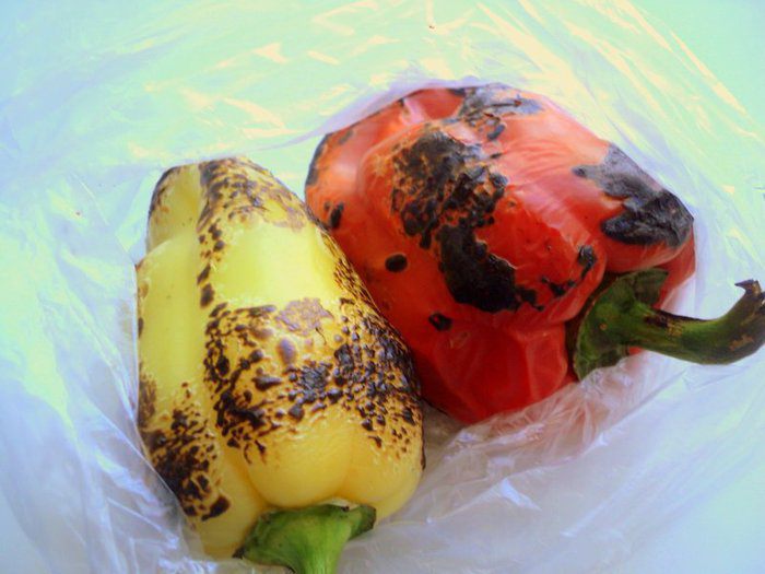 Грушевый салат со сладким перцем