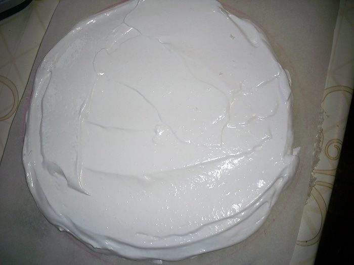 Торт &amp;quot;Крем-брюле с вишневой прослойкой в шоколаде&amp;quot; 