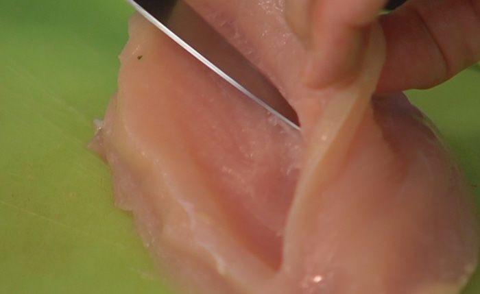 Куриные грудки, фаршированные козьим сыром и зеленью