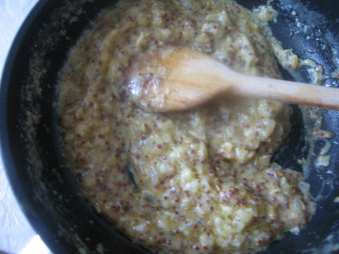 Теплый картофельный салат с телятиной