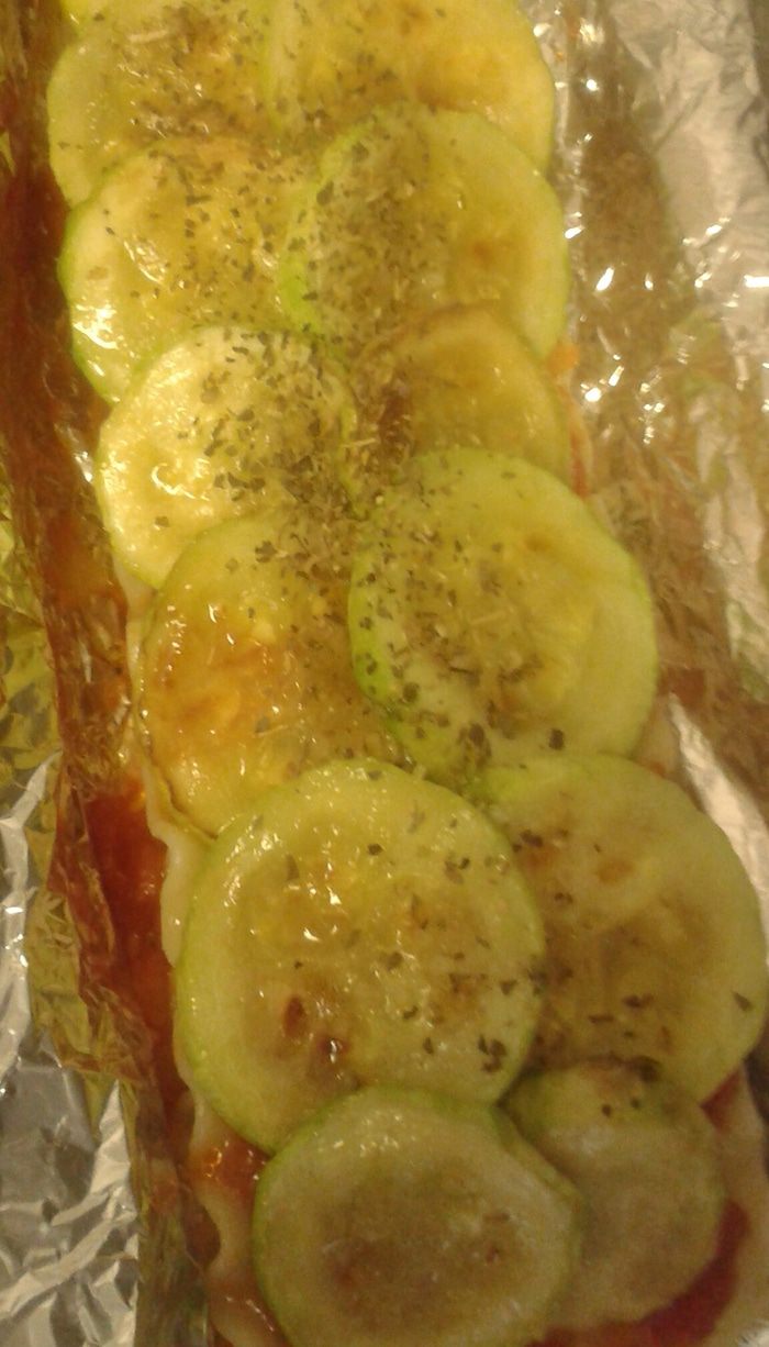 Лазанья с кабачками, шпинатом и сладким перцем