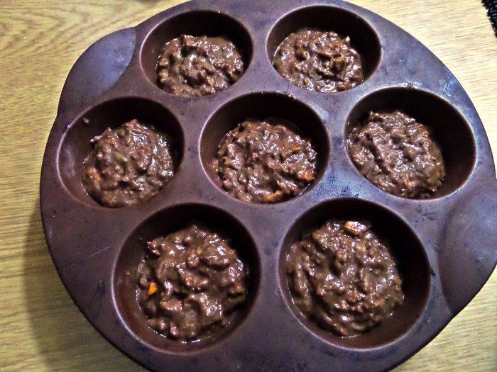 Маффины с апельсином и бананом