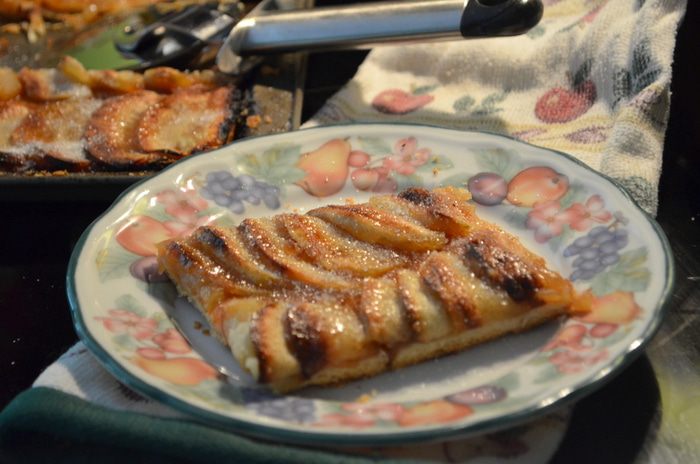 Яблочная пицца