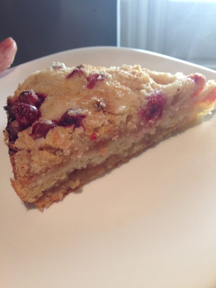 Сухой пирог с яблоками