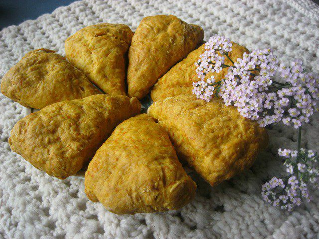 Морковные сконы с лимонной цедрой
