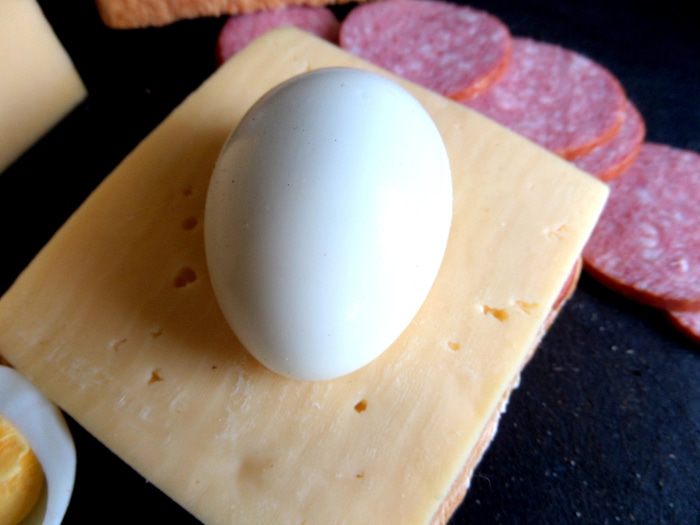 Бутерброд на завтрак с &amp;quot;мышкой&amp;quot; на сыре