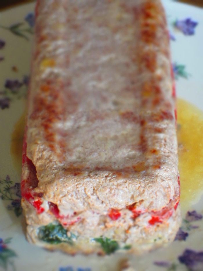 Мясной хлебец с овощами