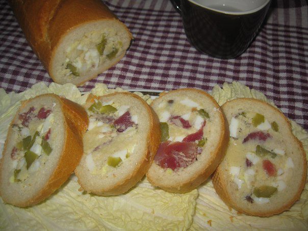 Бутерброд-рулет