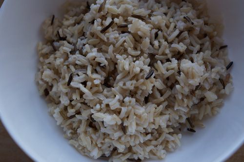 Суп рисовый с яйцом пашот