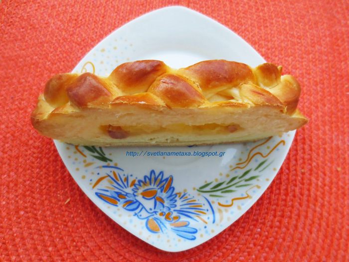 Пирог &amp;quot;Плетенка&amp;quot; с начинкой из яблок и изюма