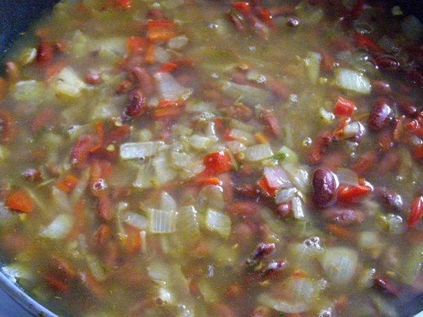 Мексиканское чили из курицы с сальсой из помидоров