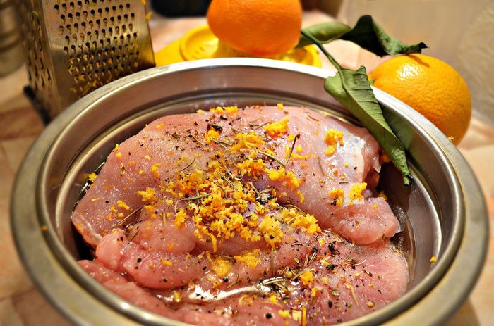 Новогодний рулет из индейки