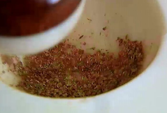 Пирог из фило с цукини и баклажаном 