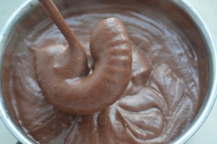 Песочный торт с шоколадным пудинговым кремом