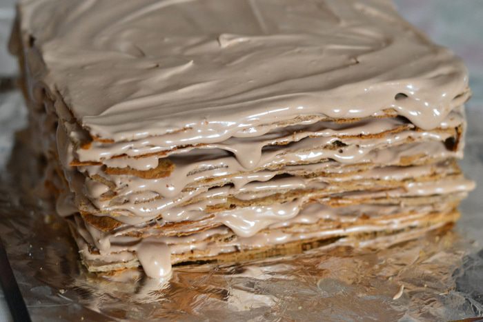 Торт Наполеон &amp;quot;Шоколадно-сливочный&amp;quot;