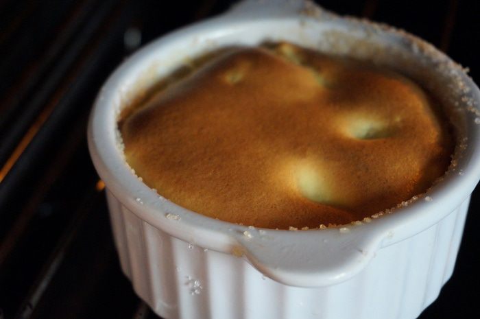 Суфле с белым шоколадом