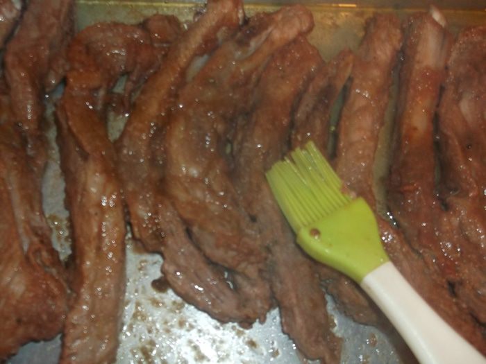 Свиные ребрышки по-канадски