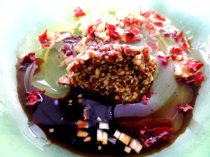 Салат с молодой картошкой и ветчиной