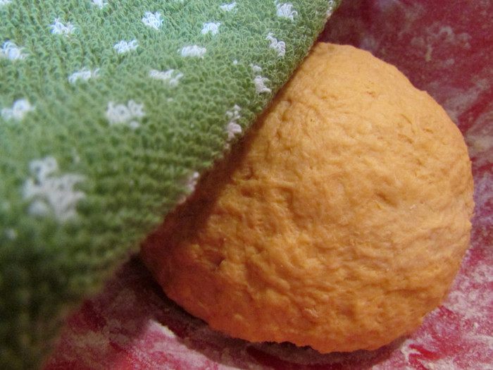 Постный отрывной тыквенный хлеб с корицей