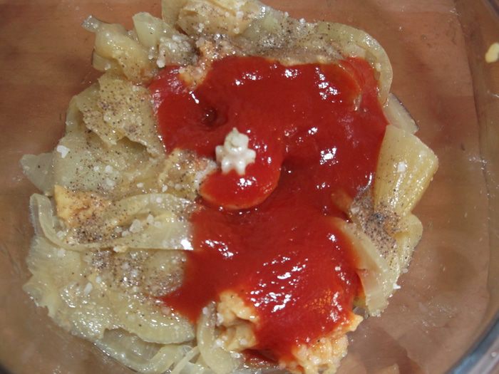 Экспресс-курица с соусом из лука