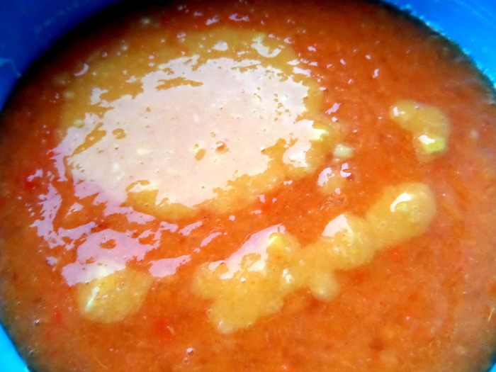 Ватрушка под мармеладом из хурмы