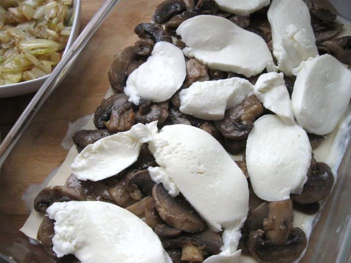 Лазанья с брокколи, брюссельской капустой и грибами &amp;quot;Для Гарфилда&amp;quot;