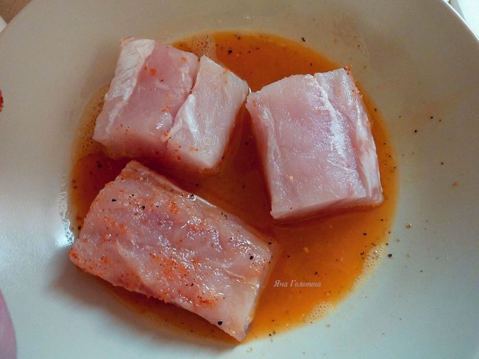 Хрустящая рыба в духовке  