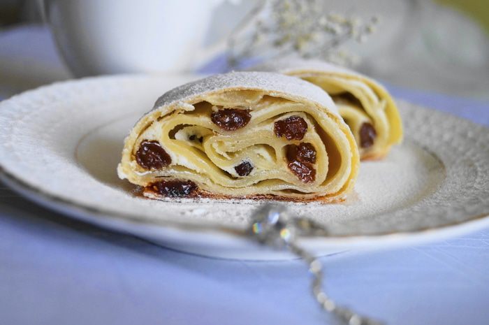 Ретэш с творогом и изюмом