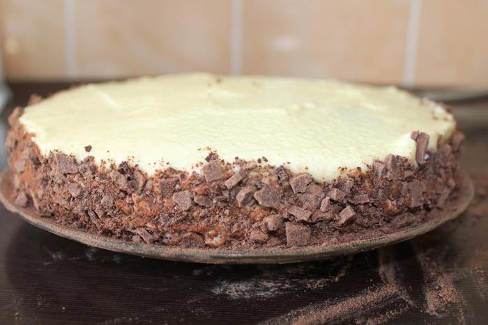 Торт &amp;quot;Амаретти&amp;quot; с заварным сметанным кремом