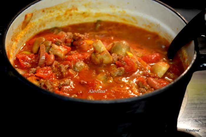 Чили сальса с грибами