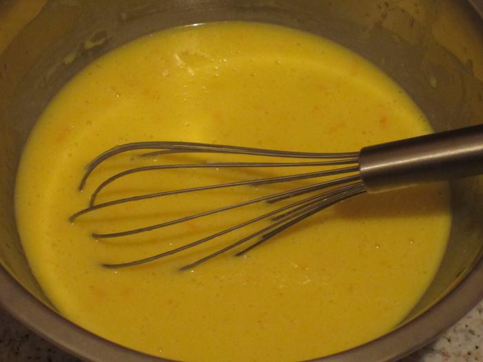 Творожный кекс с апельсиновым соком